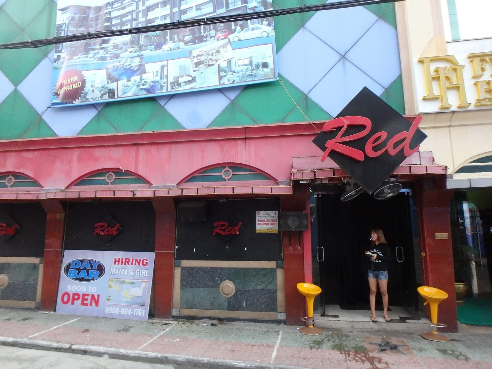Red go-go bar on Walking Street, Angeles City