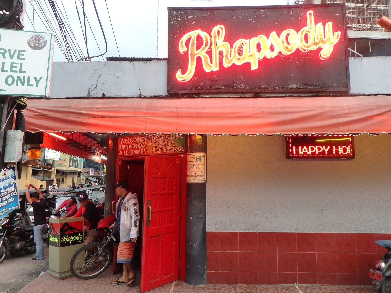 Rhapsody go-go bar on Walking Street, Angeles City