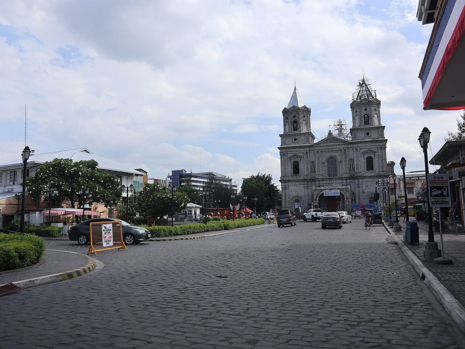 Plaza in front of Holy Rosary Parish Church, Angeles City