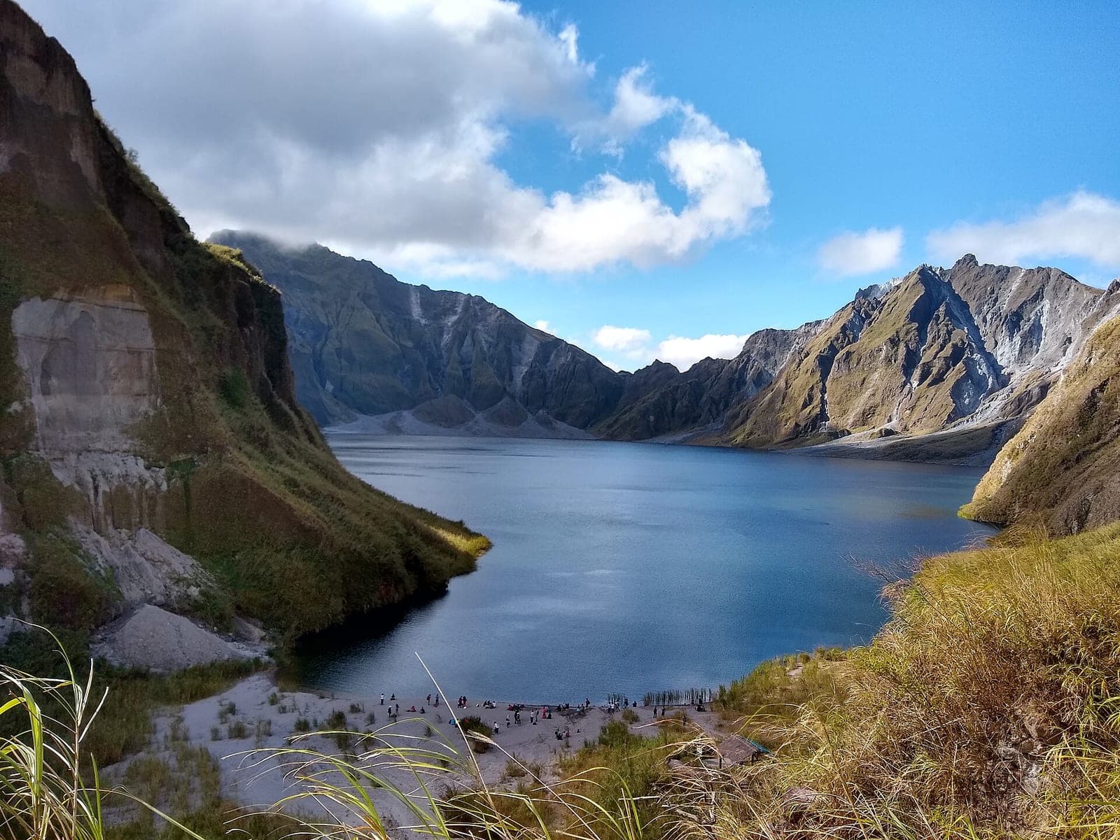 Crater lake at the Mount Pinatubo caldera