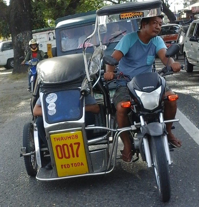 A tricycle in Angeles City